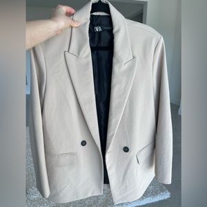 ZARA Double Breasted Blazer